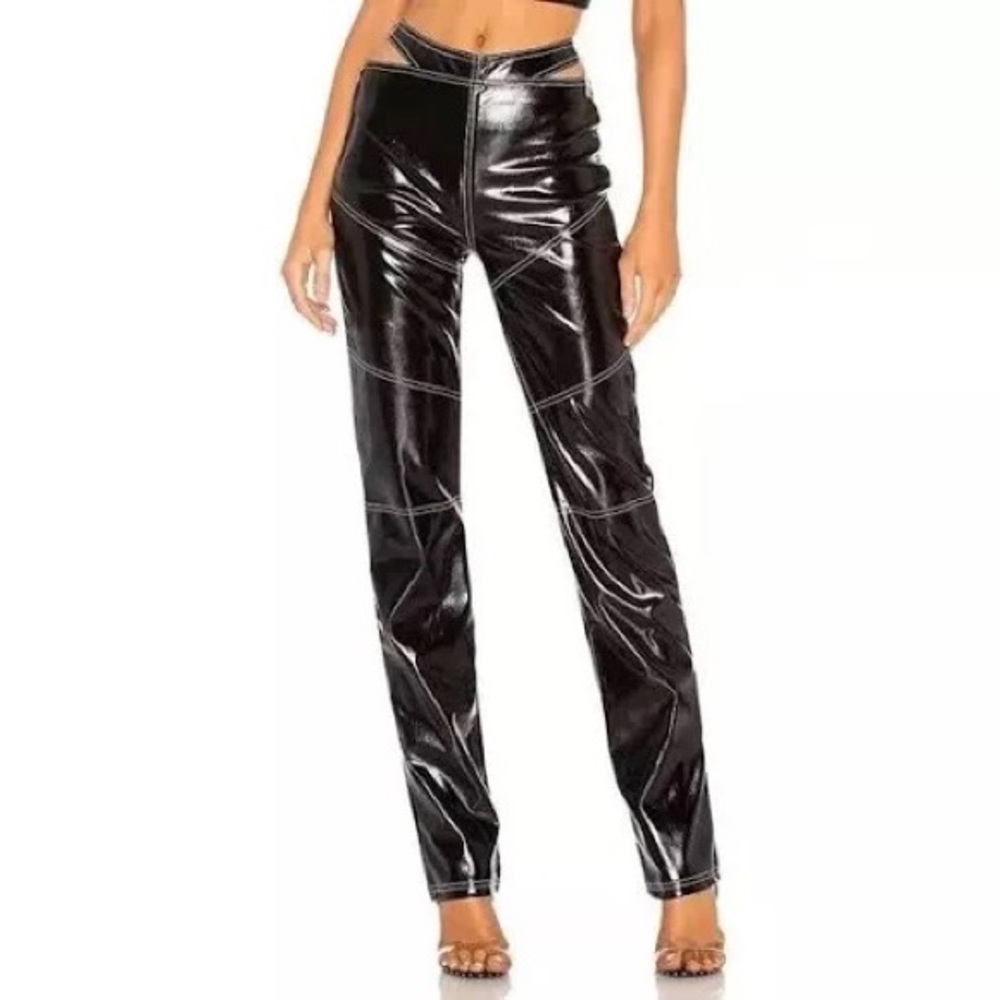 IAMGIA Leather cut out pants